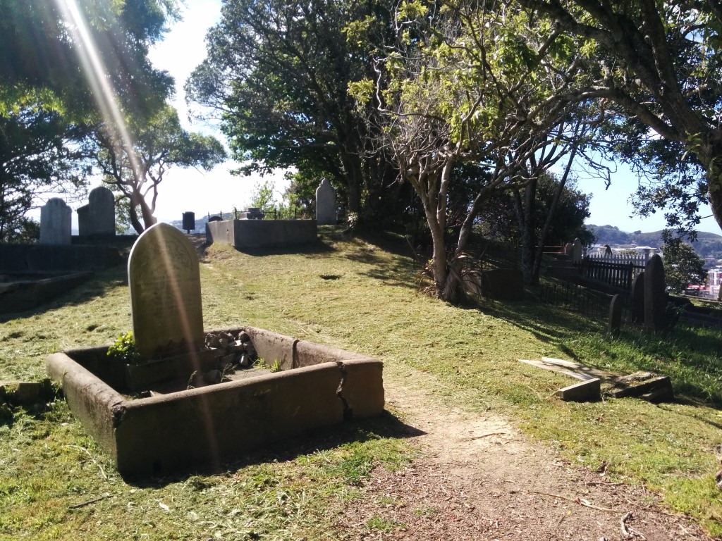 Ein kleiner Friedhof direkt neben der Universität... skurril aber hübsch